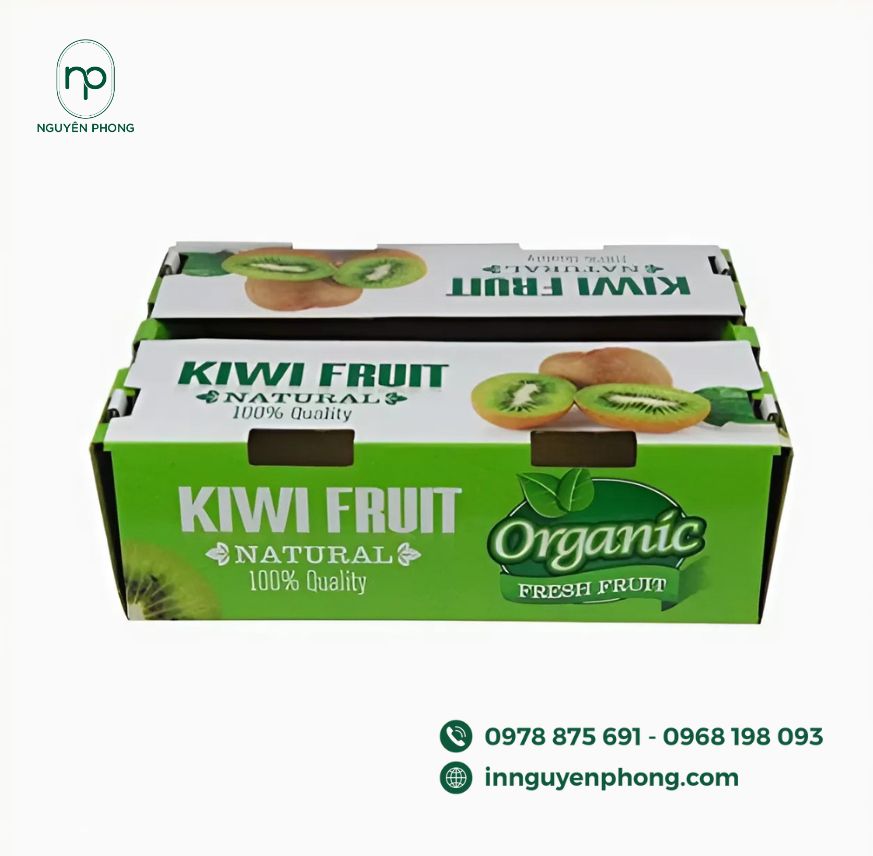 Thùng carton đựng kiwi